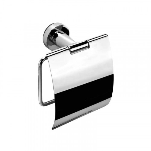 Colombo Basic Держатель для туалетной бумаги с крышкой, цвет: хром