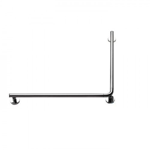 Colombo Complementi Поручень для инвалидов, угол 90 градусов, с держателем для т/б., цвет: хром