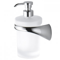 Colombo Link Дозатор для жидкого мыла подвесной, Sx, цвет: хром/матовое стекло