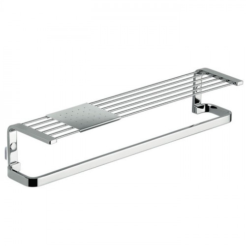 Colombo Time Полочка с полотенцедержателем 44.5 см, цвет: хром
