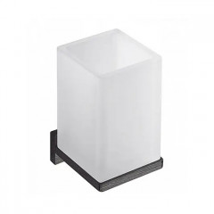 Colombo Look Cтакан, подвесной, цвет: PVD графит матовый/матовое стекло