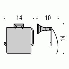 Colombo Portofino Держатель туалетной бумаги, цвет: хром