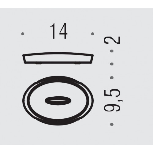 Colombo Plus Мыльница настольная, цвет: хром