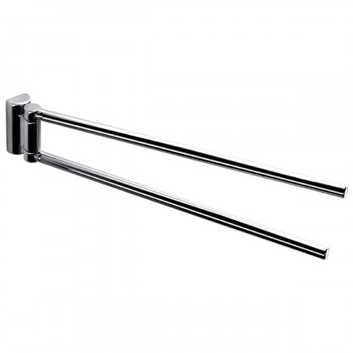 Colombo Luna Полотенцедержатель двойной 400, цвет: хром