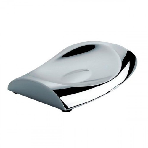 Colombo Land Мыльница настольная, цвет: хром