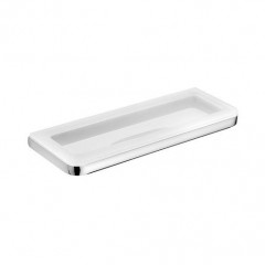 Colombo Lulu Мыльница подвесная, цвет: хром/матовое стекло