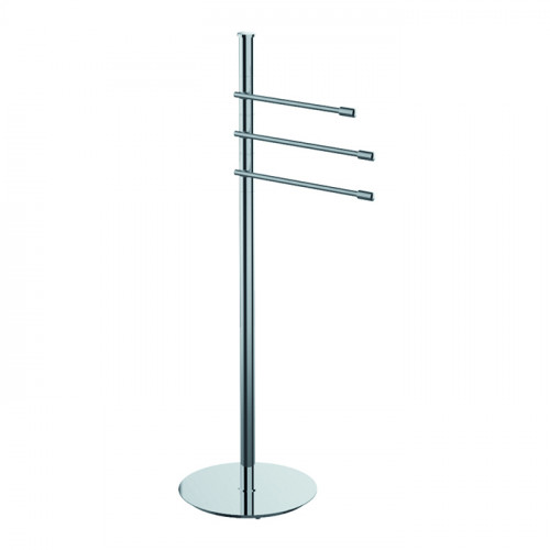 Colombo Isole Piantane Напольная стойка 90см., с 3 держателями для полотенец, цвет: хром