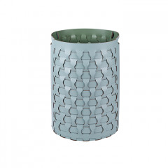 Colombo Adj Круглая корзина Dubai, D40H57 см, цвет: небесный/эвкалипт