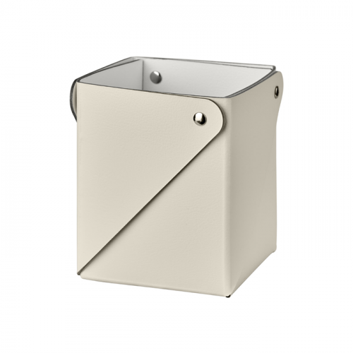 Colombo Adj Коробочка MIU для чайных пакетов, 7x7xH8 см , цвет: панна котта/белый