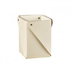 Colombo Adj Коробочка MIU для чайных пакетов, 8x8H10,5 см, цвет: панна котта/белый