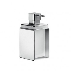 Colombo Over Дозатор для жидкого мыла настольный, цвет: матовая сталь/матовое стекло