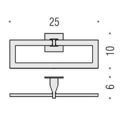 Colombo Forever Полотенцедержатель - кольцо, цвет: хром