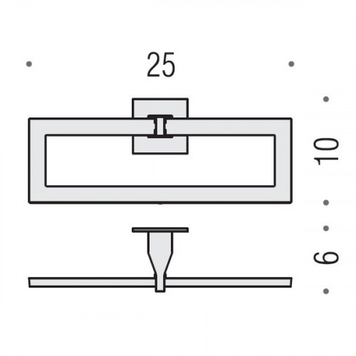 Colombo Forever Полотенцедержатель - кольцо, цвет: хром