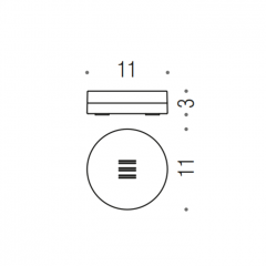Colombo Nordic Мыльница настольная, цвет: хром/матовое стекло
