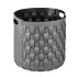 Colombo Adj Круглая корзина Bottega, D40H40 см, цвет: серый/черный
