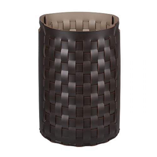 Colombo Adj Круглая корзина Bottega, D40H57 см, цвет: шоколад/капучино