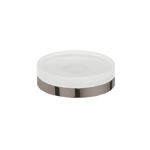 Colombo Mini Мыльница настольная, цвет: PVD нержавеющая сталь/матовое стекло