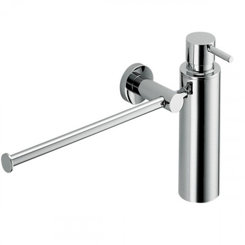 Colombo Plus Полотенцедержатель с дозатором жидкого мыла, цвет: хром
