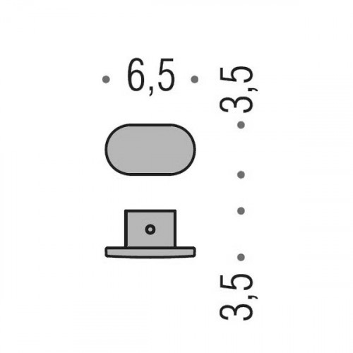Colombo Basic Крючок, цвет: хром