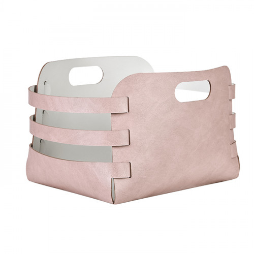 Colombo Adj Корзина Riga,27x36H25 см , цвет: пепельная роза/устричный