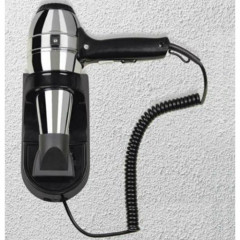 Colombo Hotel Collection Фен настенный 1300W, цвет: черный