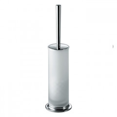 Colombo Link Туалетный ершик напольный, цвет: хром/матовое стекло