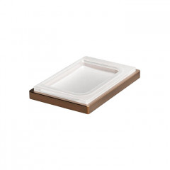 Colombo Look Мыльница, настольная, цвет: PVD Vintage Mat./матовое стекло