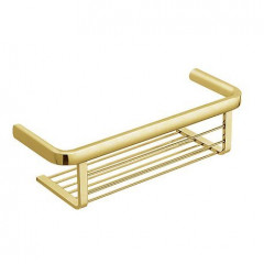 Colombo Lulu Полочка металлическая 30 см, цвет: PVD золото