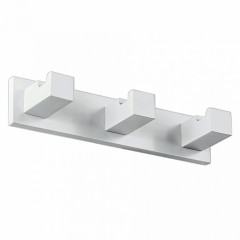 Colombo Look Крючок тройной, цвет: белый матовый