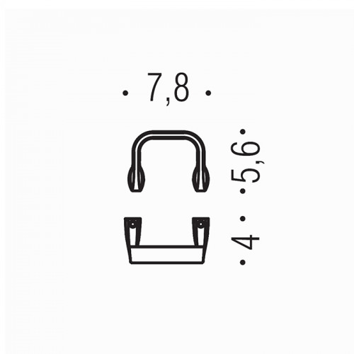 Colombo Trenta Крючок, цвет: хром