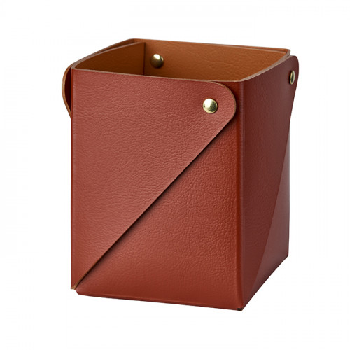 Colombo Adj Коробочка MIU для чайных пакетов, 7x7xH8 см , цвет: бордо/коньяк