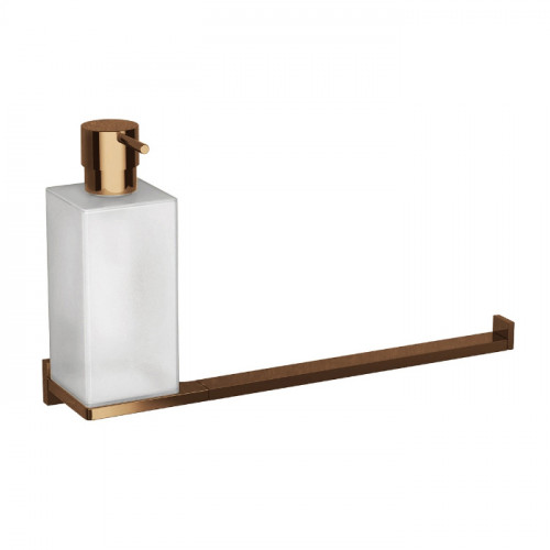 Colombo Look Дозатор для жидкого мыла с полотенцедержателем, подвесной, цвет: PVD Vintage