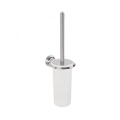 Colombo Hermitag Ерш туалетный подвесной, цвет: хром/матовое стекло