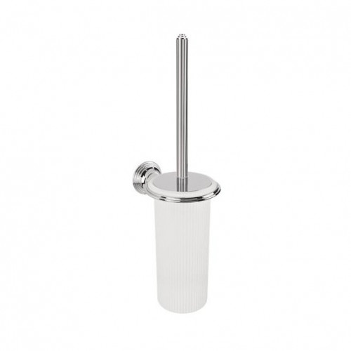 Colombo Hermitag Ерш туалетный подвесной, цвет: хром/матовое стекло