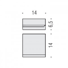 Colombo Lulu Держатель туалетной бумаги с крышкой, цвет: PVD золото