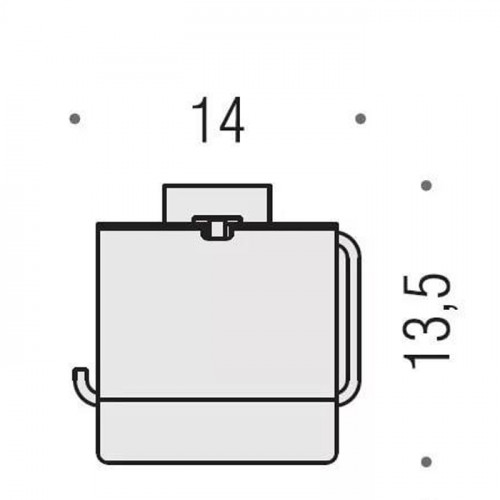 Colombo Forever Держатель туалетной бумаги, цвет: хром