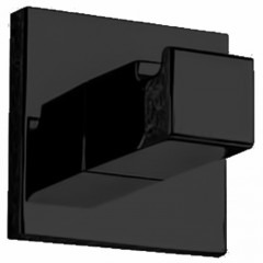 Colombo Basic Q Крючок одинарный, подвеснй, цвет: черный матовый