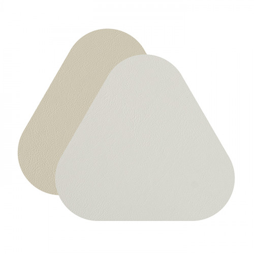 Colombo Adj Треугольный костер, 12x12 см, цвет: белый/панна котта