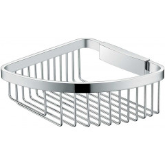 Colombo Angolari, полка металлическая 19*19*h7.8см, угловая, цвет: хром