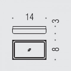 Colombo Forever Мыльница, цвет: хром/матовое стекло