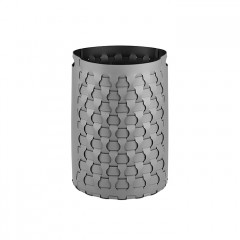 Colombo Adj Круглая корзина Dubai, D40H57 см, цвет: серый/черный