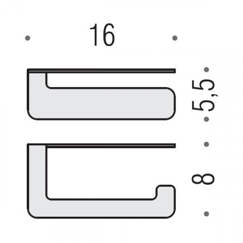 Colombo Over Держатель туалетной бумаги, цвет: матовая сталь