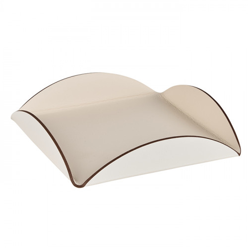 Colombo Adj Подставка для сервировки настольная, 35x35 см, цвет: панна котта/белый