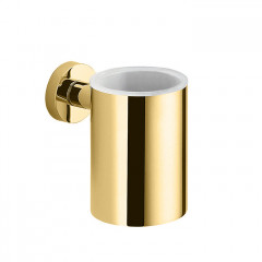 Colombo Plus Стакан металлический, подвесной, цвет: PVD золото матовое