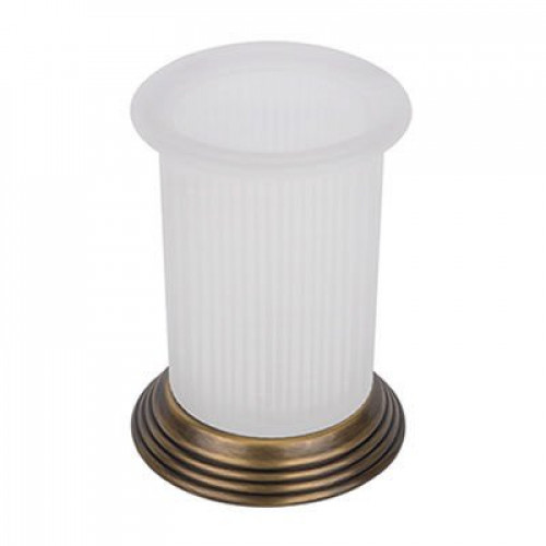 Colombo Hermitag  Стакан настольный, цвет: античная бронза/матовое стекло