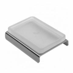 Colombo Forever Мыльница, цвет: хром/матовое стекло