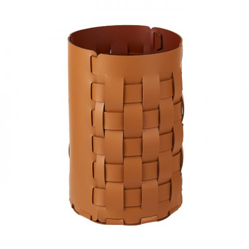 Colombo Adj Корзина для мусора Bottega,см, цвет: коньяк/бордо