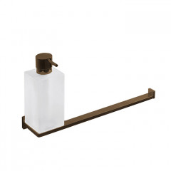 Colombo Look Дозатор для жидкого мыла с полотенцедержателем, подвесной, цвет: PVD Vintage Matt