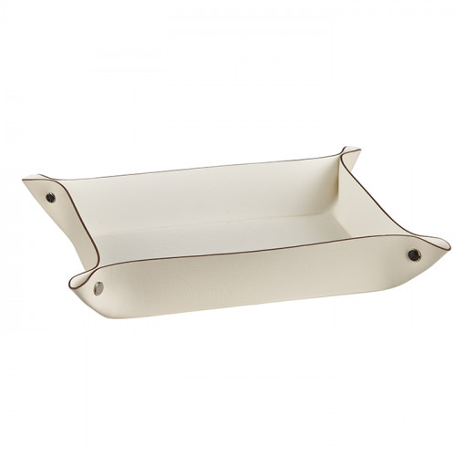 Colombo Adj Мелочница, 20x14H5 см, цвет: панна котта/белый