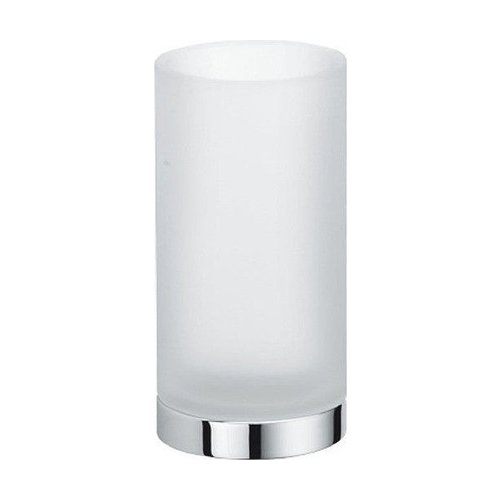 Colombo Nordic Стакан настольный, цвет: хром/матовое стекло